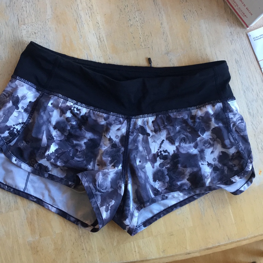 lululemon speed shorts